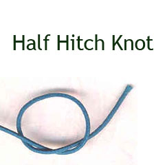 how to tie half hitch knot in one cord best knots for beading