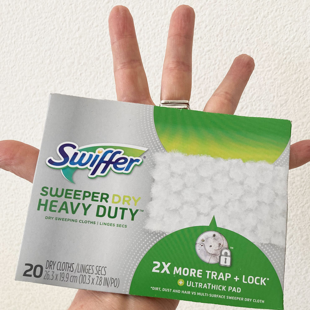 swiffer sweeper heavy duty dry mop cloth refills