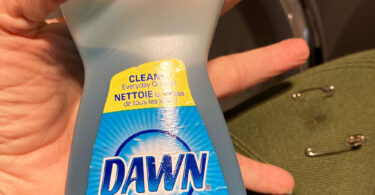 dawn dishwashing liquid for stain removal