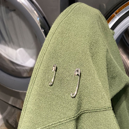 laundry stain area after removal