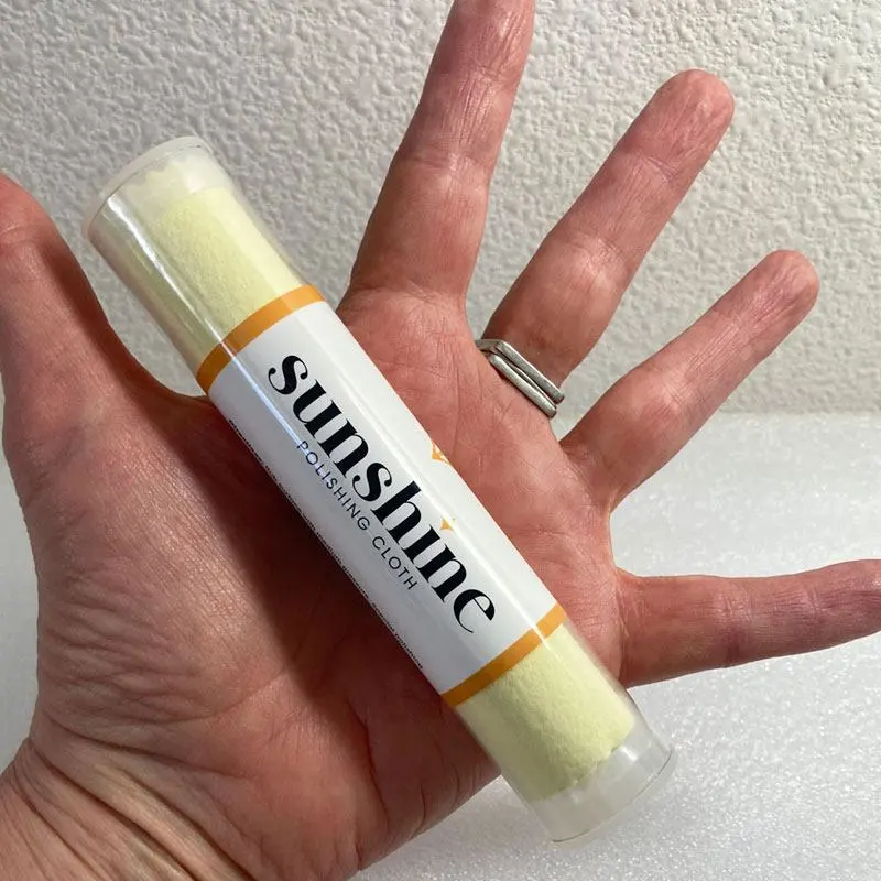 how to clean jewelry sunshine polishing cloth