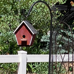 thrift store bird house