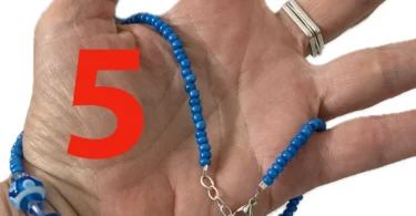 five essential beading tools necklace in hand