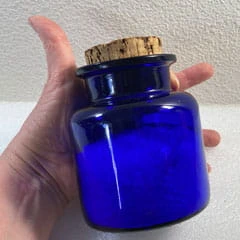 storage jar with Maldon Salt inside