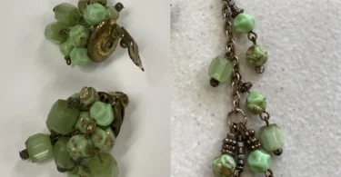 vintage earrings redesigned to new style