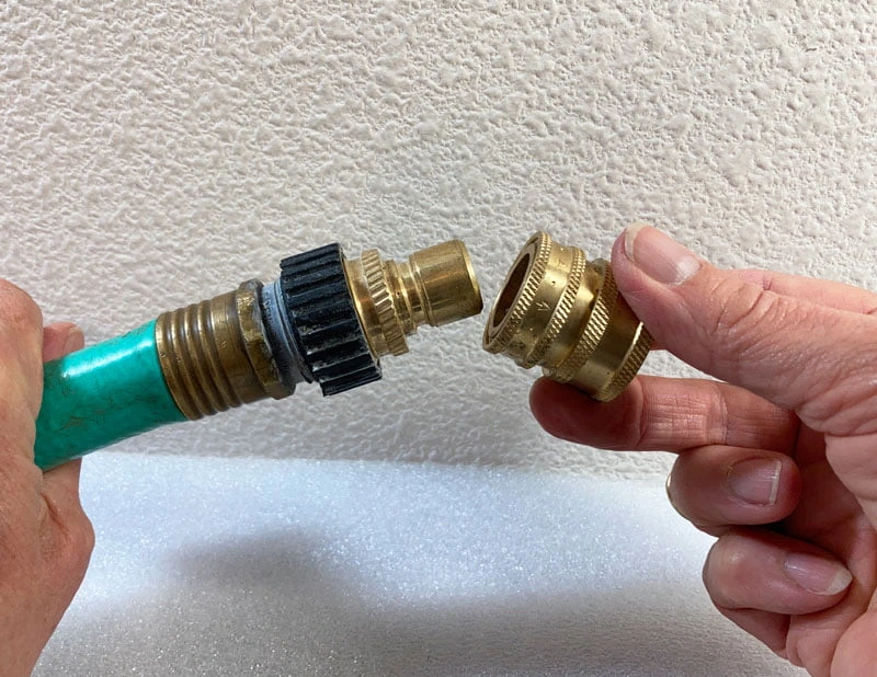 garden hose fittings brass quick connect two types of connectors