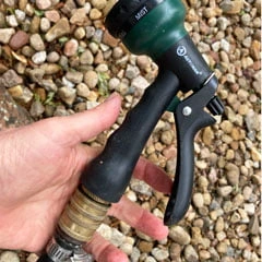 garden hose fittings brass quick connect spray nozzle