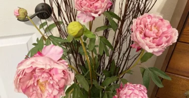 clean artificial flowers finished project