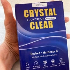 epoxy resin color 2 part epoxy kit used