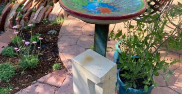 epoxy resin color birdbath basin project