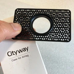 apple airtags holder sized for wallet credit card slot