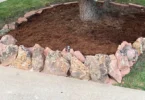raised bed planter tree ring ideas tutorial project
