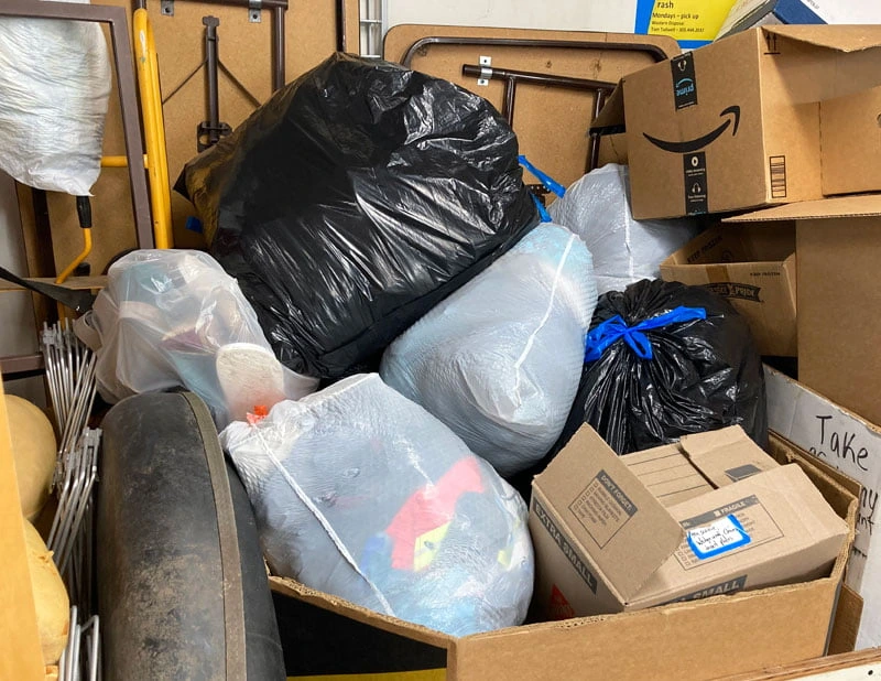 thrift store donation unusable items